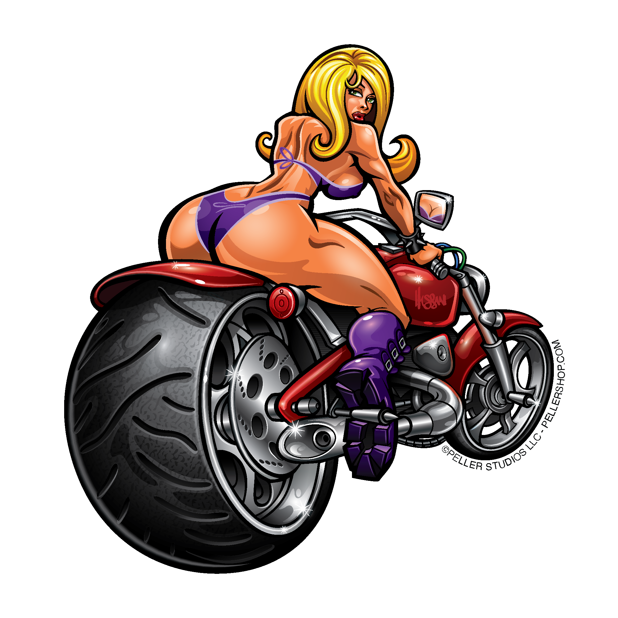 280 Chick Sticker