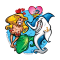 Shark Bait Stickers